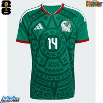 Mexico Erick Sanchez #14 Hjemmedrakt EM 2024 Kortermet